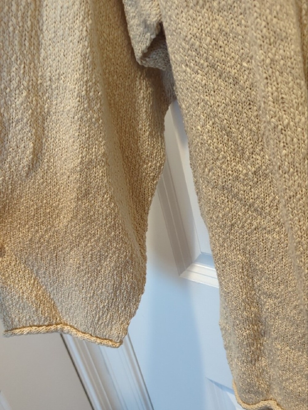 NWT aerie Beige Lightweight Knit V-Neck Pullover Size XXL - Picture 4 of 6